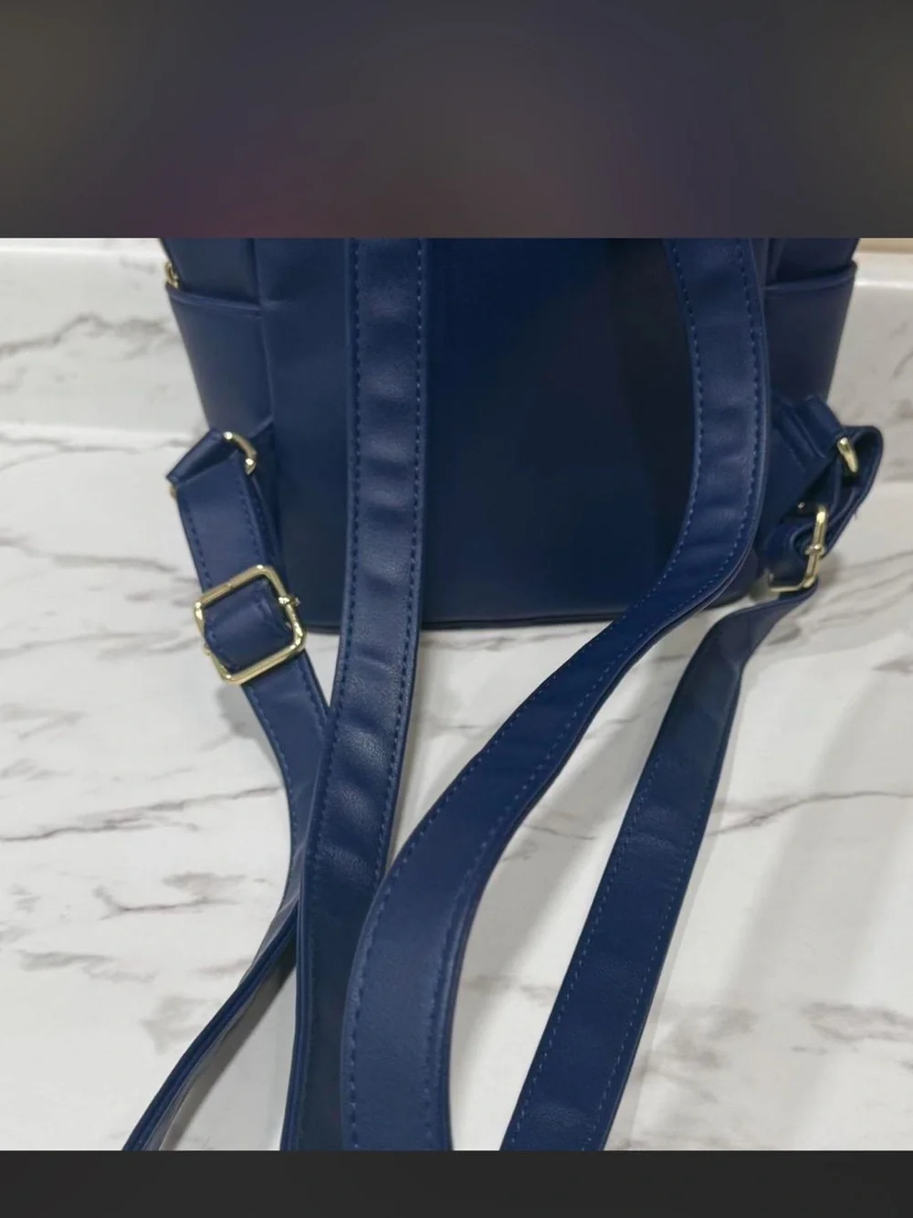 Loungefly The Little Mermaid Silhouette Ocean Mini Backpack in Navy & Multicolor